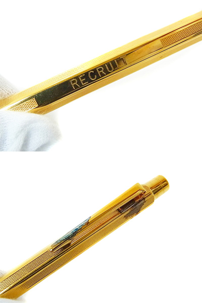 実際に弊社で買取させて頂いたCARAN D'ACHE/カランダッシュ ボールペン ゴールド 筆記用具の画像 1枚目