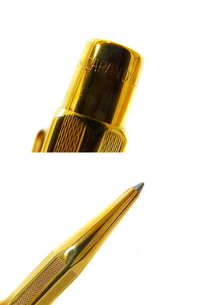 実際に弊社で買取させて頂いたCARAN D'ACHE/カランダッシュ ボールペン ゴールド 筆記用具の画像 2枚目