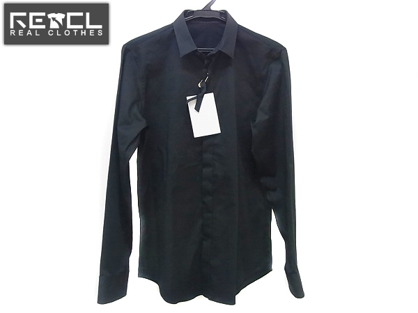 実際に弊社で買取させて頂いたQL MansionMaker 15SS スタンドカラーシャツ ブラック/44の画像 0枚目