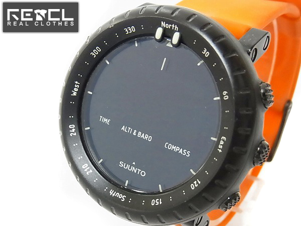 実際に弊社で買取させて頂いたSUUNTO/スント Core/コア 腕時計 SS01331701/Black Orange