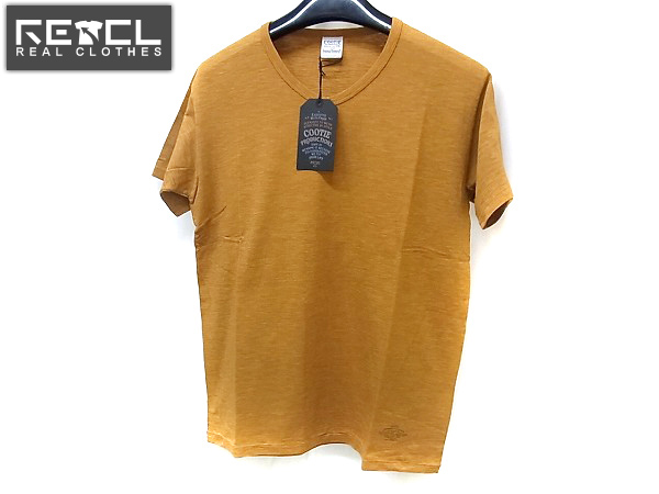 実際に弊社で買取させて頂いた【未使用】クーティー MARBLE SLAB V-NECK TEE/CTE-14S340/黄 M