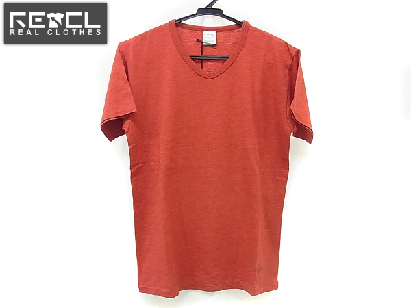 実際に弊社で買取させて頂いた【未使用】クーティー MARBLE SLAB V-NECK TEE/CTE-14S340 赤/M