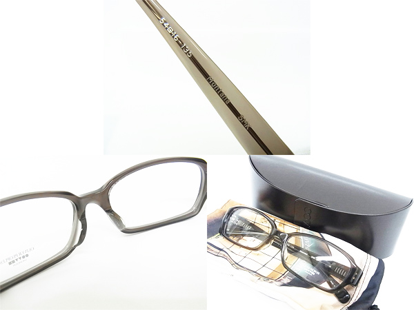 実際に弊社で買取させて頂いたOLIVER PEOPLES/オリバーピープルズ MONTANA グレー 眼鏡の画像 2枚目