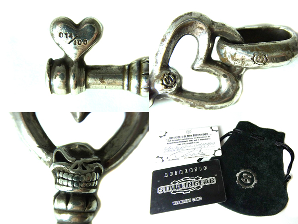 実際に弊社で買取させて頂いたSTARLINGEAR/スターリンギア KEY TO LOVE 限定ペンダントトップの画像 2枚目