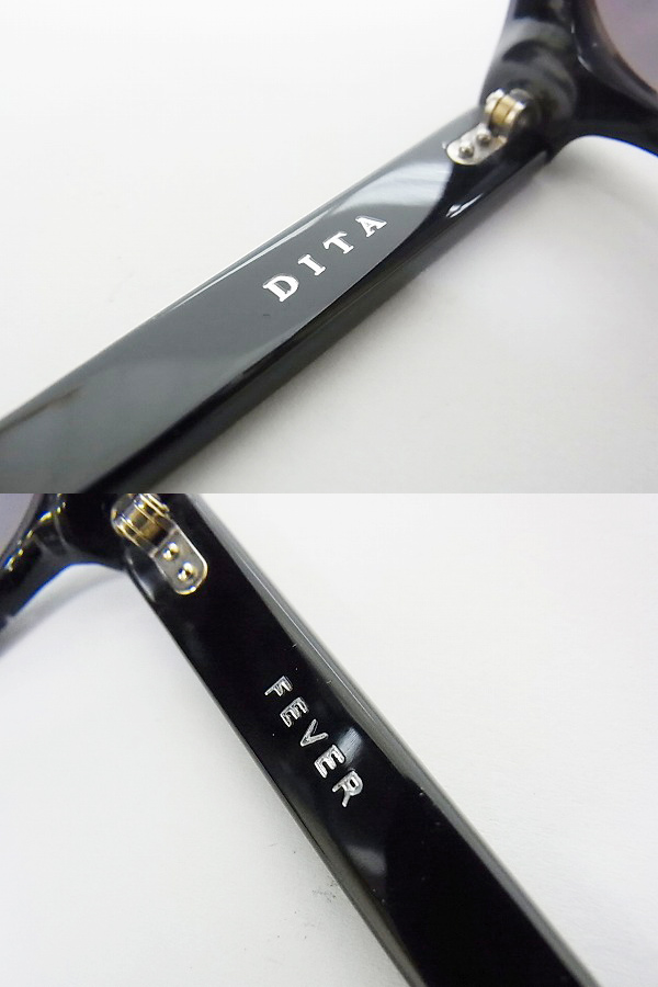 実際に弊社で買取させて頂いた[未使用]DITA/ディータ FEVER/フィーバー 15004A サングラス 黒の画像 2枚目