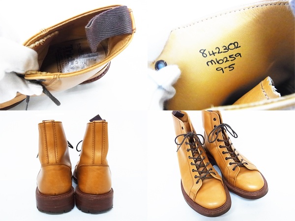 実際に弊社で買取させて頂いたTricker's/トリッカーズ モンキーブーツ M6259 キャメル/9の画像 2枚目