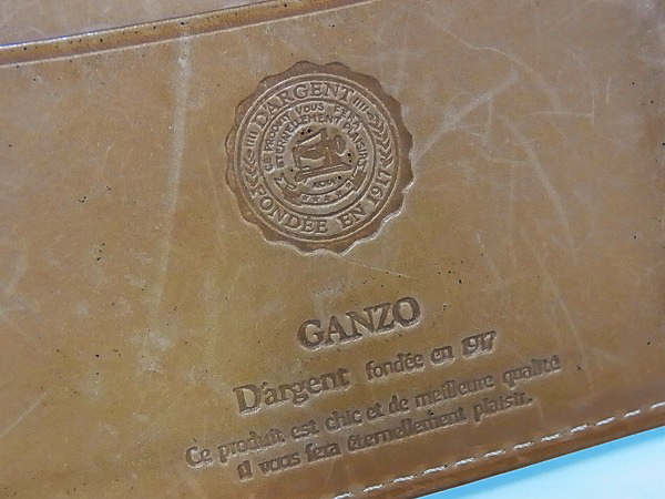 実際に弊社で買取させて頂いたGANZO/ガンゾ カードケース/名刺入れ カーフレザー ブラウンの画像 5枚目