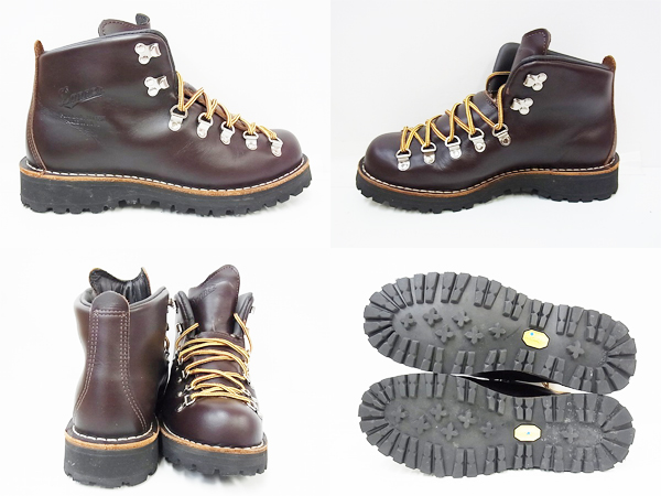 実際に弊社で買取させて頂いたDANNER/ダナー マウンテンライト 革 ダークブラウン 30866/8の画像 1枚目