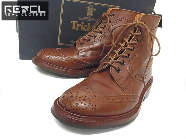 実際に弊社で買取させて頂いたTricker's/トリッカーズ M2508 カントリーブーツ ブラウン/6.5