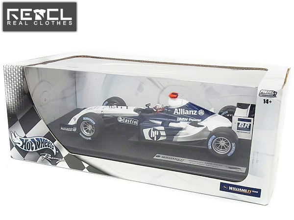 実際に弊社で買取させて頂いた[未開封]Hot Wheels 1/18 WilliamsF1 BMW FW26 JP.Montoya/2004