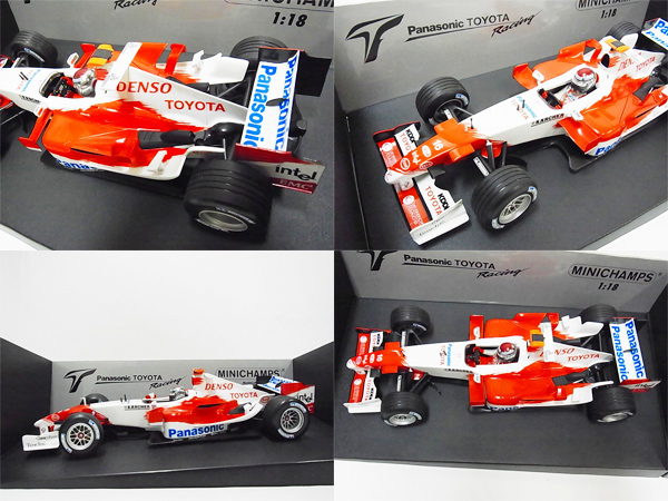 実際に弊社で買取させて頂いたミニチャンプス 1/18 Toyota Panasonic TF105 J.トゥルーリ '05の画像 1枚目