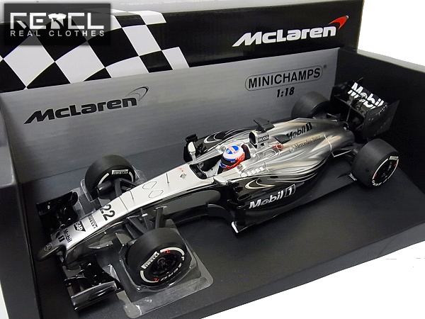 実際に弊社で買取させて頂いたミニチャンプス1/18 マクラーレン メルセデス MP4-29 J.バトン