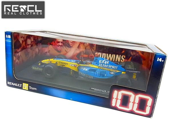 実際に弊社で買取させて頂いたホットウィール 1/18 RENAULT'S 100th GP WIN/F.アロンソ/G9752