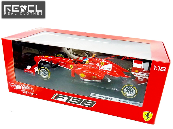 実際に弊社で買取させて頂いた[未開封]ホットウィール 1/18 フェラーリ F138 F.アロンソ 2013