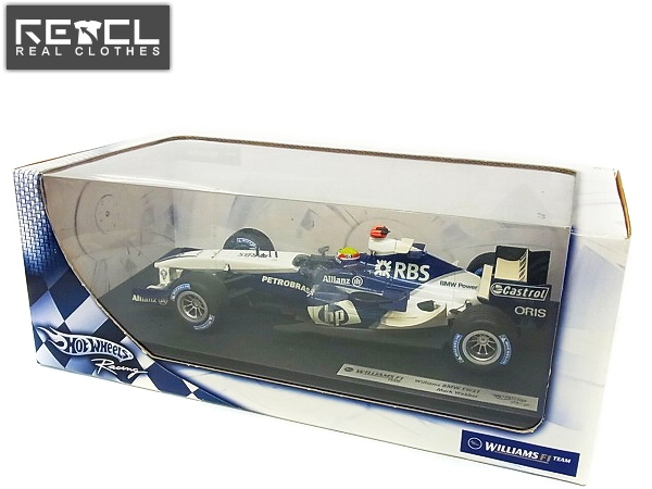 実際に弊社で買取させて頂いた[未開封]Hot Wheels 1/18 ウィリアムズ BMW FW27 M.Webber 2005