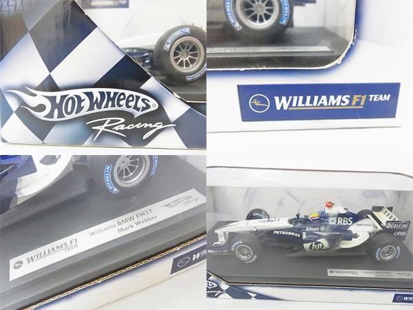 実際に弊社で買取させて頂いた[未開封]Hot Wheels 1/18 ウィリアムズ BMW FW27 M.Webber 2005の画像 1枚目