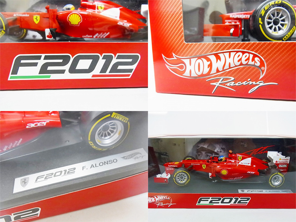 実際に弊社で買取させて頂いた[未開封]Hot Wheels 1/18 フェラーリ F2012 F.アロンソ/X5520の画像 1枚目