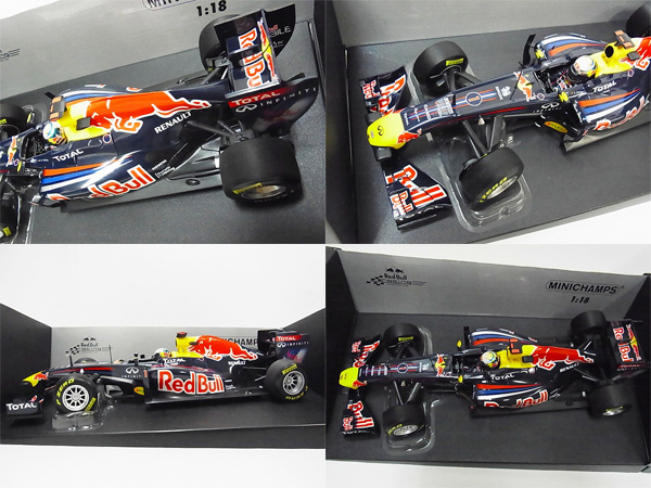 実際に弊社で買取させて頂いたミニチャンプス 1/18 Red Bull/RENAULT RB7 S.ベッテル 日本GPの画像 1枚目