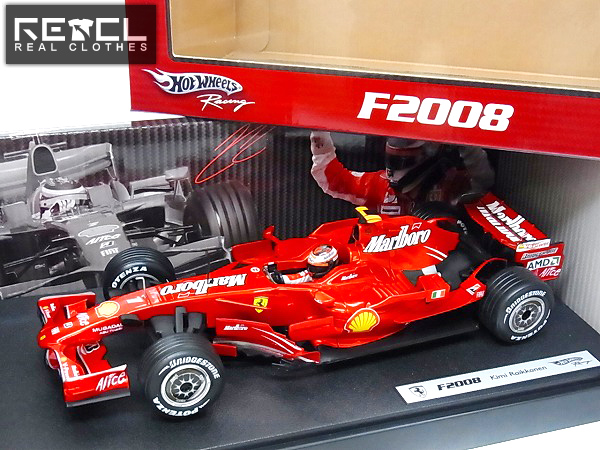 実際に弊社で買取させて頂いたホットウィール 1/18 フェラーリ F2008 K.ライコネン/L8781