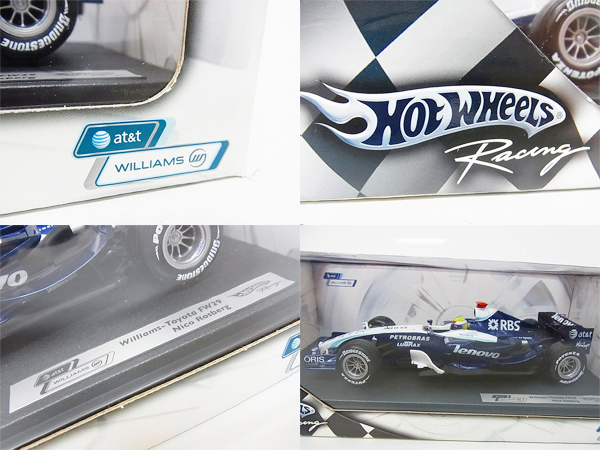 実際に弊社で買取させて頂いた[未開封]Hot Wheels 1/18 Williams-TOYOTA FW29 N.Rosberg 2007の画像 1枚目