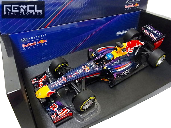 実際に弊社で買取させて頂いたミニチャンプス 1/18 Infinity Red Bull RB9 S.ベッテル 2013