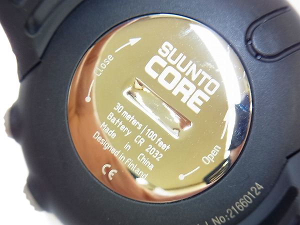 実際に弊社で買取させて頂いたSUUNTO/スント CORE/コア クォーツ ライトグリーン SS013318010の画像 4枚目