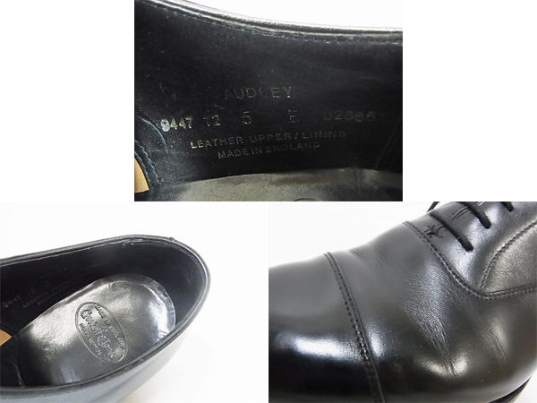 実際に弊社で買取させて頂いたCrockett&Jones Audley ストレートチップシューズ 9447-12/5Eの画像 2枚目