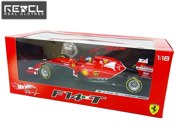 実際に弊社で買取させて頂いた[未開封]Hot Wheels 1/18 フェラーリ F14-T F.アロンソ 2014