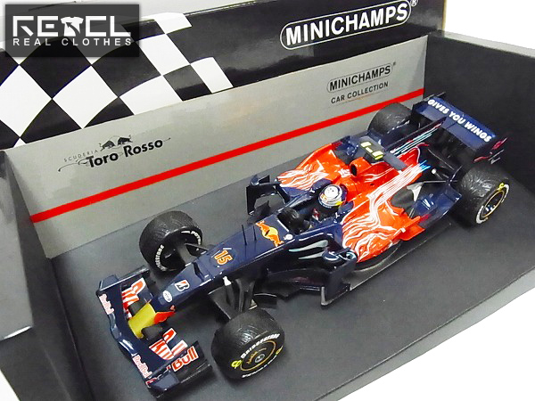 実際に弊社で買取させて頂いたミニチャンプス 1/18 トロ ロッソ イタリアGP 2008 S.ベッテル