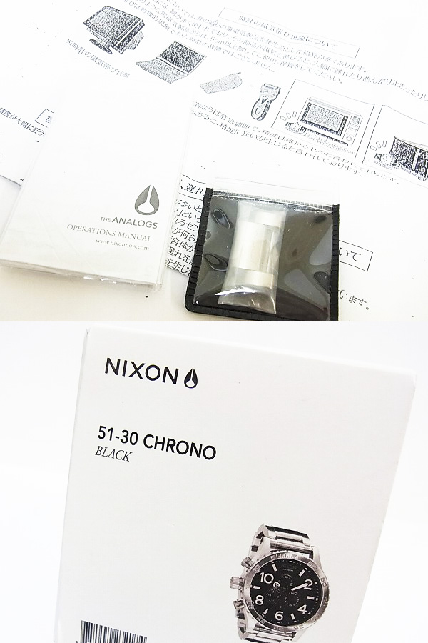 実際に弊社で買取させて頂いたNIXON/ニクソン THE51-30 クロノ/ダイバーズウォッチ/A083000の画像 2枚目