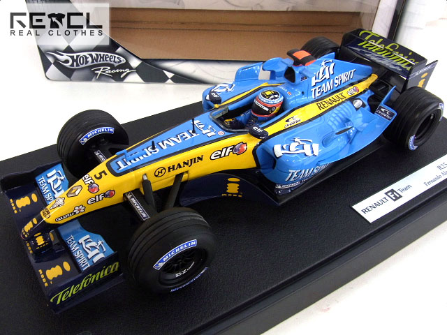 実際に弊社で買取させて頂いたホットウィール RENAULT F1 R25 フェルナンドアロンゾ/1/18