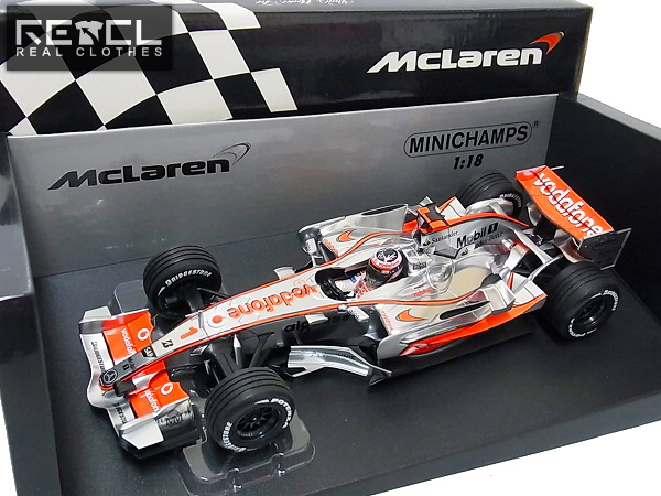 実際に弊社で買取させて頂いたミニチャンプス 1/18 マクラーレン Mercedes MP4-22 F.アロンソ