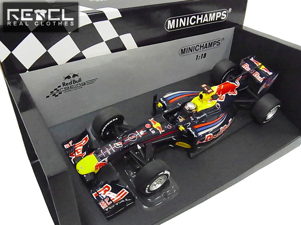 実際に弊社で買取させて頂いたミニチャンプス 1/18 レッドブル Racing ルノー RB6 S.ベッテル