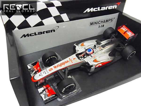 実際に弊社で買取させて頂いたミニチャンプス 1/18 マクラーレン メルセデス MP4-28 J.バトン