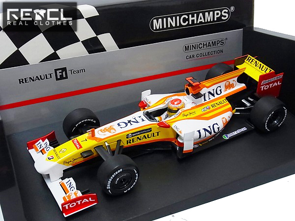 実際に弊社で買取させて頂いたミニチャンプス 1/18 RENAULT/ルノー No07 R29 F.アロンソ 2009