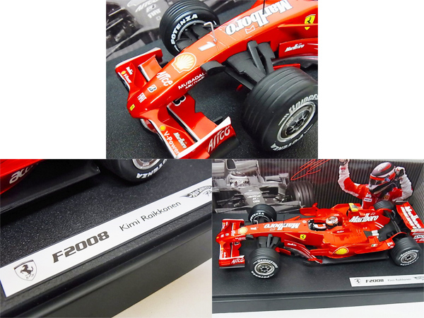 実際に弊社で買取させて頂いたホットウィール 1/18 フェラーリ F2008 K.ライコネン/L8781の画像 1枚目