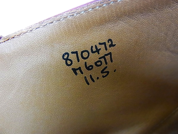 実際に弊社で買取させて頂いた Tricker's/トリッカーズ M6077 7アイレットモンキーブーツの画像 6枚目