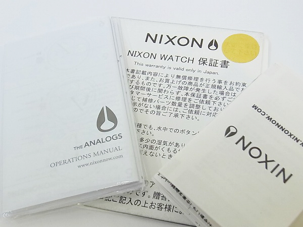 実際に弊社で買取させて頂いた【未使用】NIXON/ニクソン THE48-20 オールゴールド/A486-502の画像 6枚目