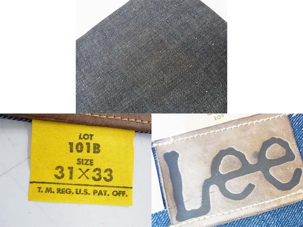 実際に弊社で買取させて頂いた[未使用]LEE/リー 3101-89 REAL VINTAGE 101B '44 デニム/31の画像 3枚目