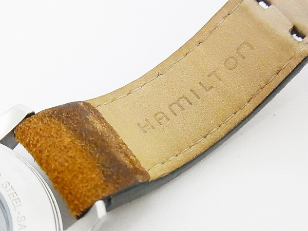 実際に弊社で買取させて頂いたHAMILTON KHAKI/ハリソン・フォード 自動巻き 腕時計 H775650の画像 6枚目