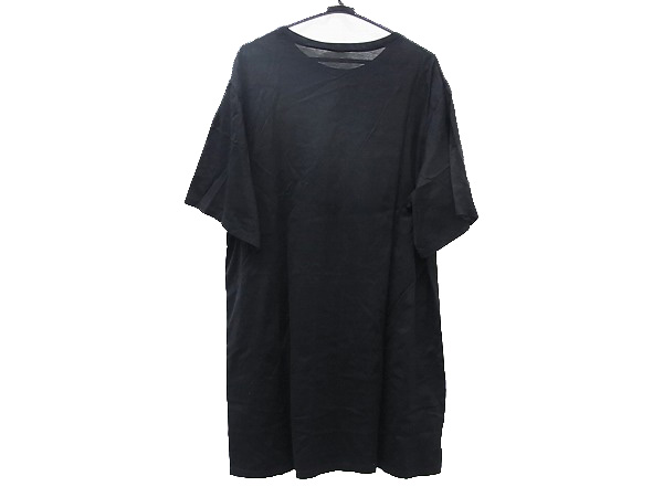 実際に弊社で買取させて頂いたDior homme/ディオールオム 09AW ビッグメッセージTシャツ 黒の画像 1枚目