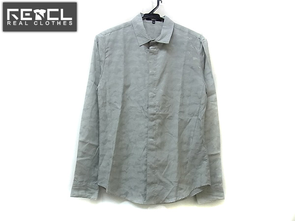 実際に弊社で買取させて頂いたシェラック 15SS/Short Point Collar Fly Front Shirt 灰/44