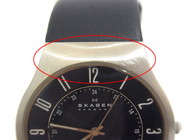 実際に弊社で買取させて頂いたSKAGEN/スカーゲン 腕時計 ステンレス ネイビー/233XXLSLNの画像 3枚目