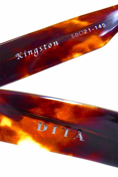 実際に弊社で買取させて頂いた【未使用】DITA/ディータ KINGSTON 2006B-50 メガネフレーム 茶の画像 2枚目