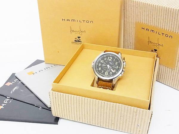 HAMILTON KHAKI/ハリソン・フォード 自動巻き 腕時計 H775650の買取実績 - ブランド買取専門店リアクロ