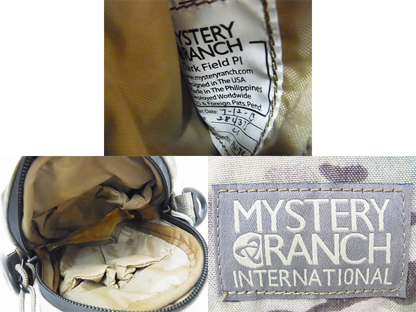 実際に弊社で買取させて頂いたMYSTERY RANCH/ミステリーランチ ボップ ミニショルダー 迷彩の画像 2枚目