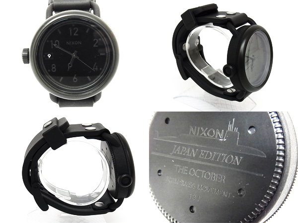 実際に弊社で買取させて頂いたNIXON/ニクソン THE OCTOBER/オクトーバー A488 1613 ブラックの画像 1枚目