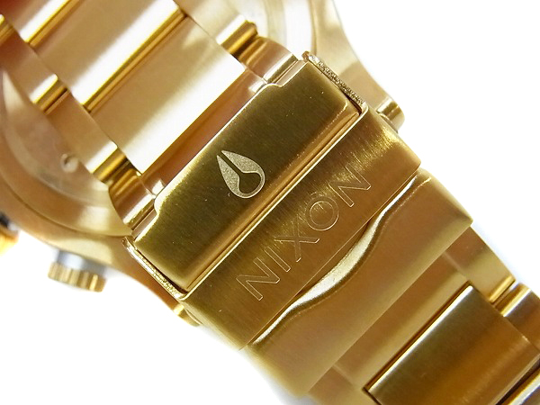 実際に弊社で買取させて頂いた【未使用】NIXON/ニクソン THE48-20 オールゴールド/A486-502の画像 2枚目