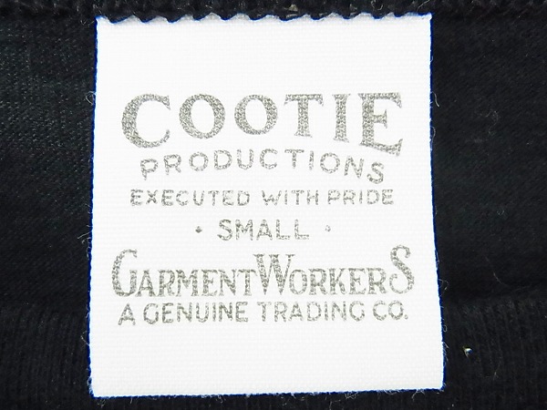 実際に弊社で買取させて頂いたCOOTIE/クーティ 15SS KEEP ON ROLLING 半袖Tシャツ/ブラック/Sの画像 2枚目