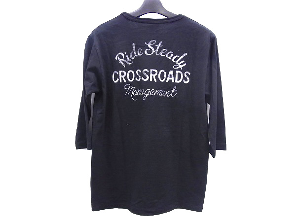 実際に弊社で買取させて頂いたCOOTIE/クーティー CROSSROADS 五分袖 Tシャツ ブラック Mの画像 1枚目